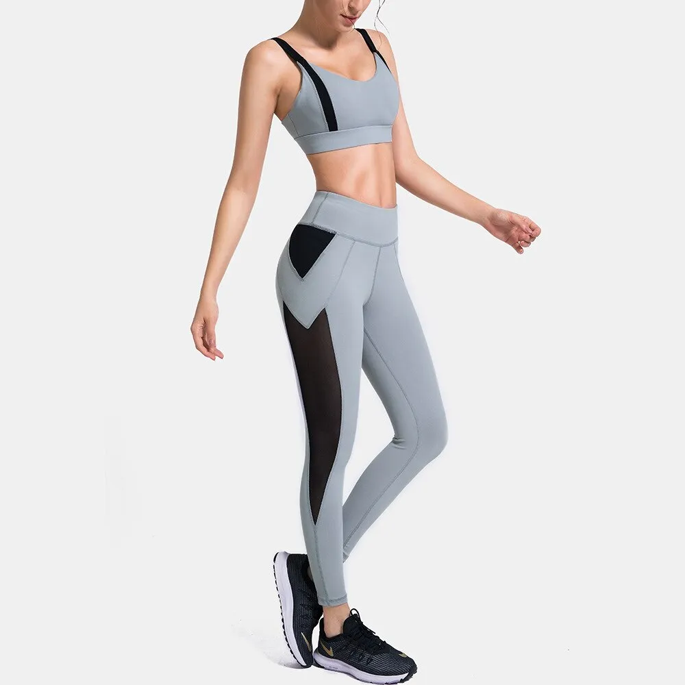 Active Crop Top & Leggings Suit