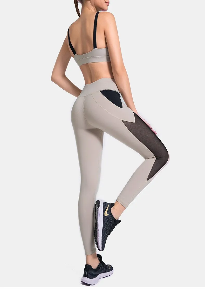 Active Crop Top & Leggings Suit