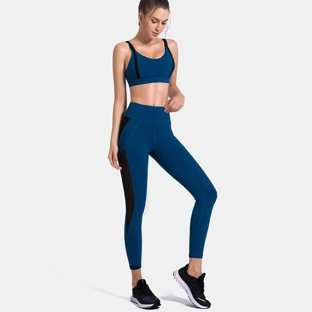 Active Crop Top & Leggings Suit