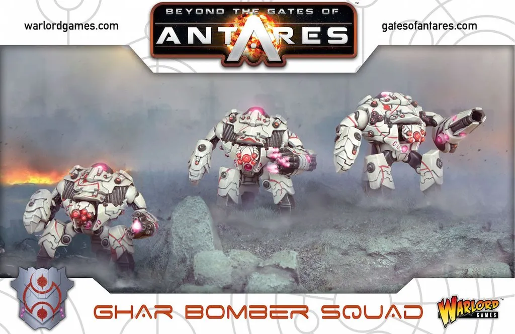 Beyond the Gates of Antares: Ghar Bomber Squad Miniatures WGA-GAR-05