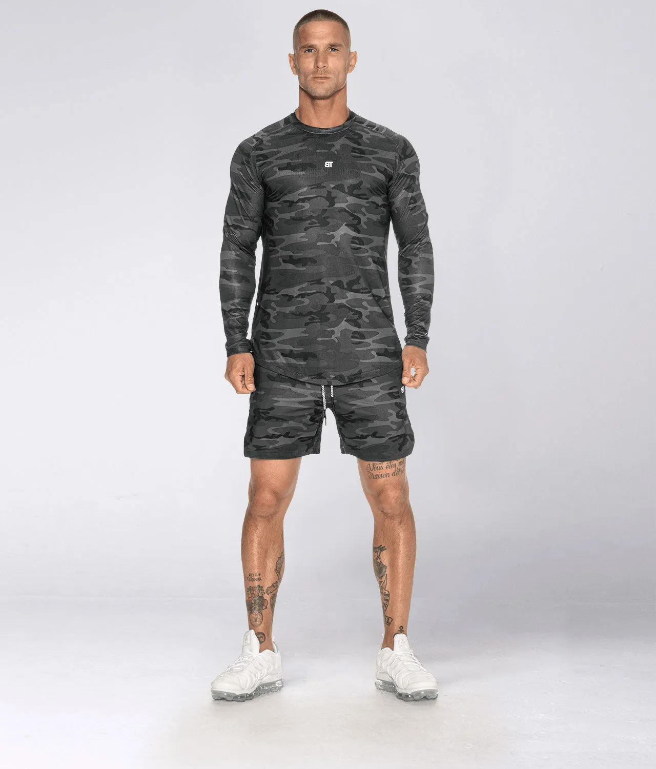 Born Tough Air Pro™ 2 in 1 Men's 7" Running Shorts with Liner Grey Camo