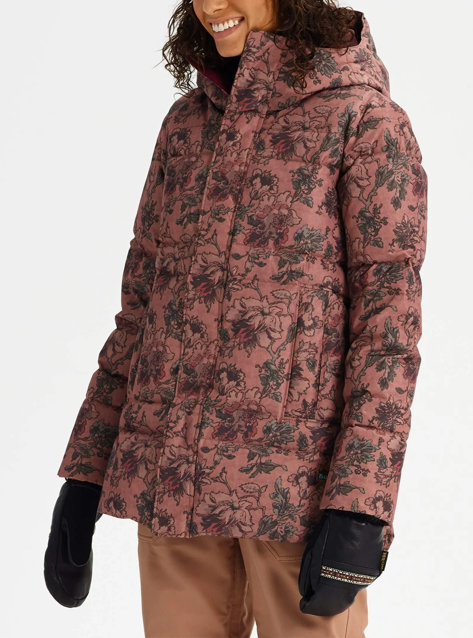 Burton Women's Mora Moss Down Jacket, Floral Camo, Medium
