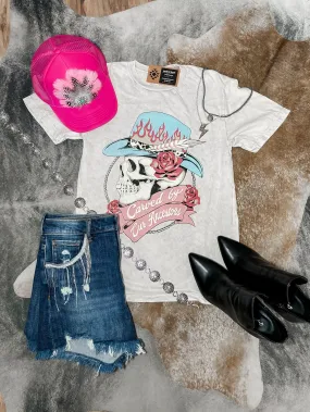 Carved by our ancestors mineral bf tee