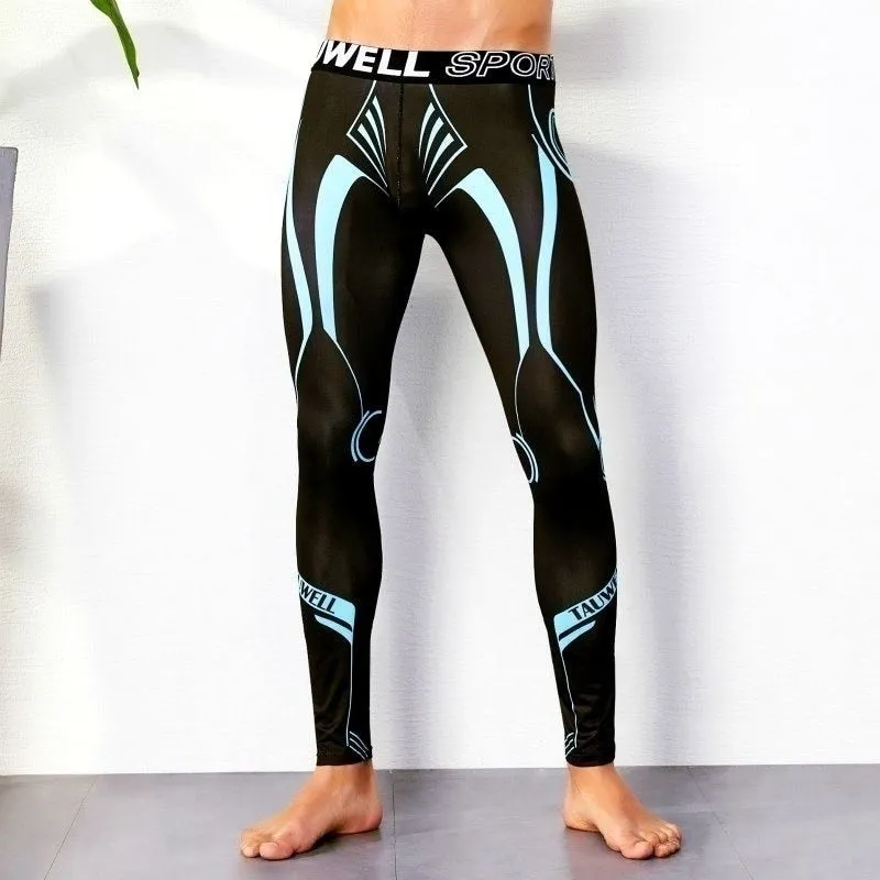 Compression Tight Leggings Men Running Fitness Tights  Base Layer Active Cool Dry Yoga Pants