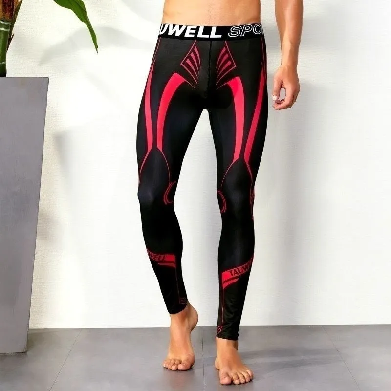 Compression Tight Leggings Men Running Fitness Tights  Base Layer Active Cool Dry Yoga Pants