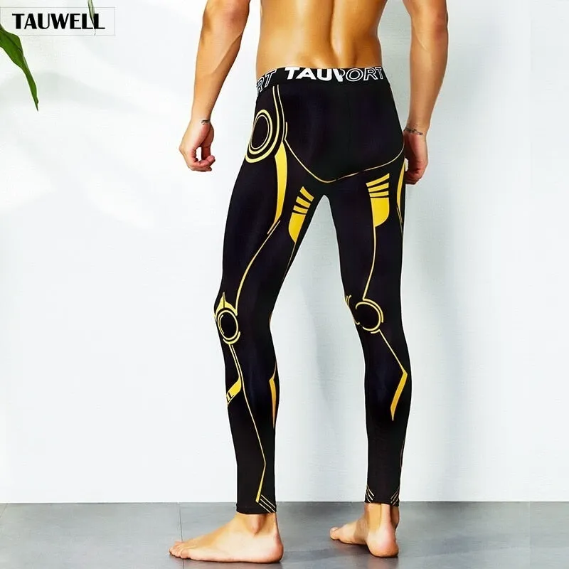 Compression Tight Leggings Men Running Fitness Tights  Base Layer Active Cool Dry Yoga Pants