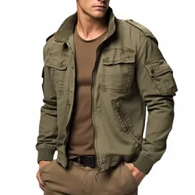 Cotton Bomber Jacket Men