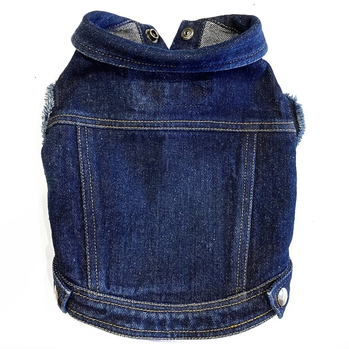 Custom Sports Denim Dog Jacket