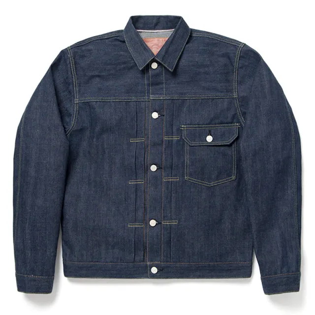 D01 "The Origin" Natural Indigo Type I 15oz Selvedge Denim Jacket - OW
