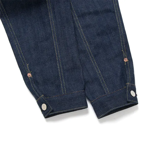 D01 "The Origin" Natural Indigo Type I 15oz Selvedge Denim Jacket - OW