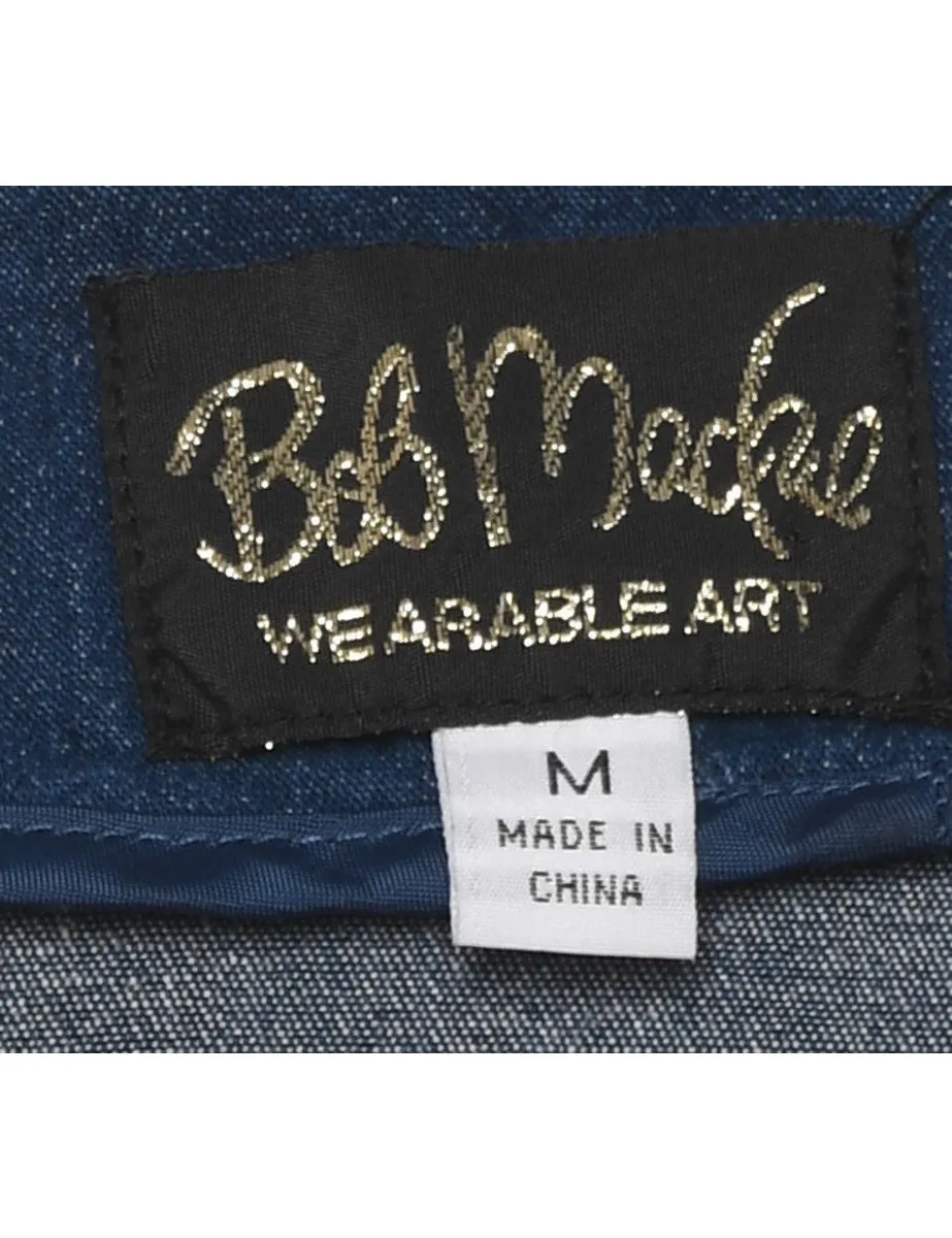 Embellished Bob Mackie Denim Jacket - M