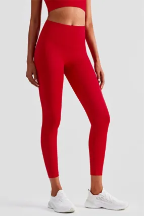 Empower High Waist Leggings Fiery Red