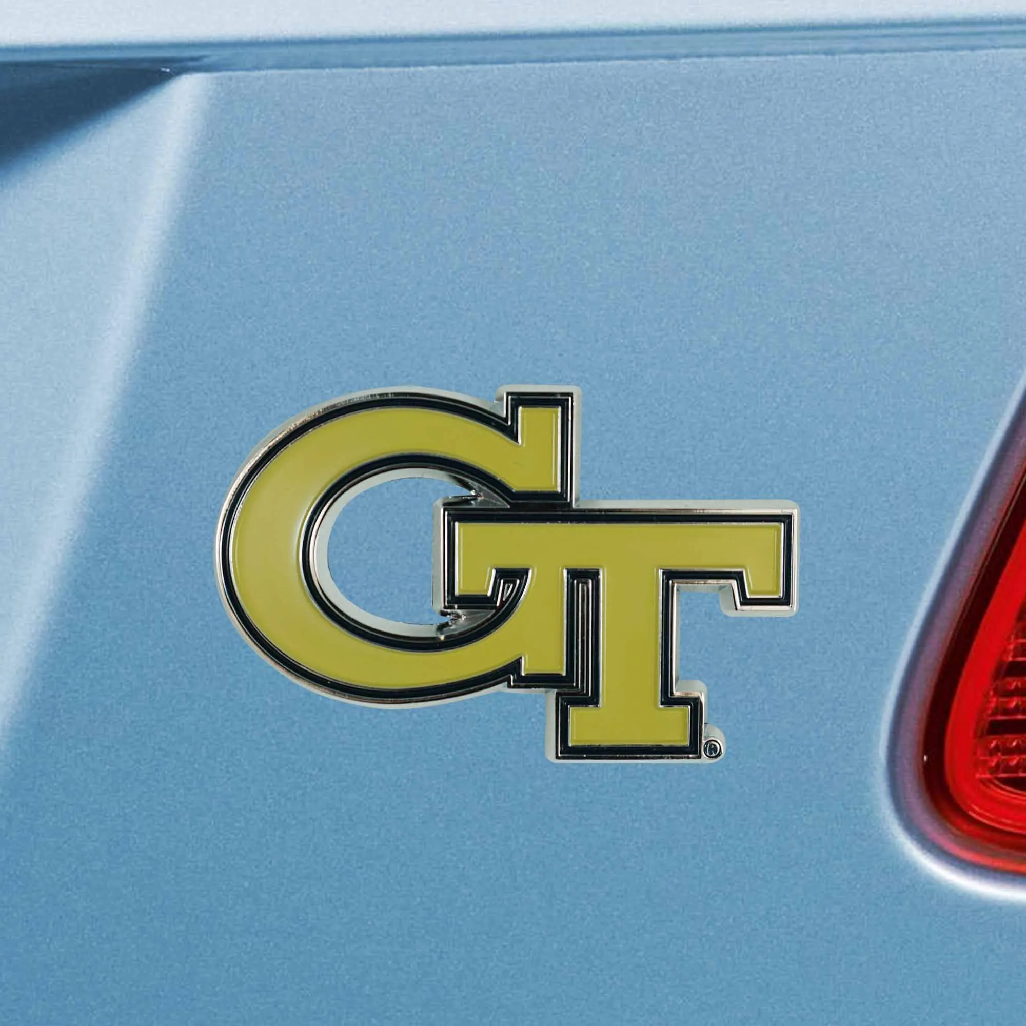 Fanmats Georgia Tech Yellow Jackets 3D Color Metal Emblem