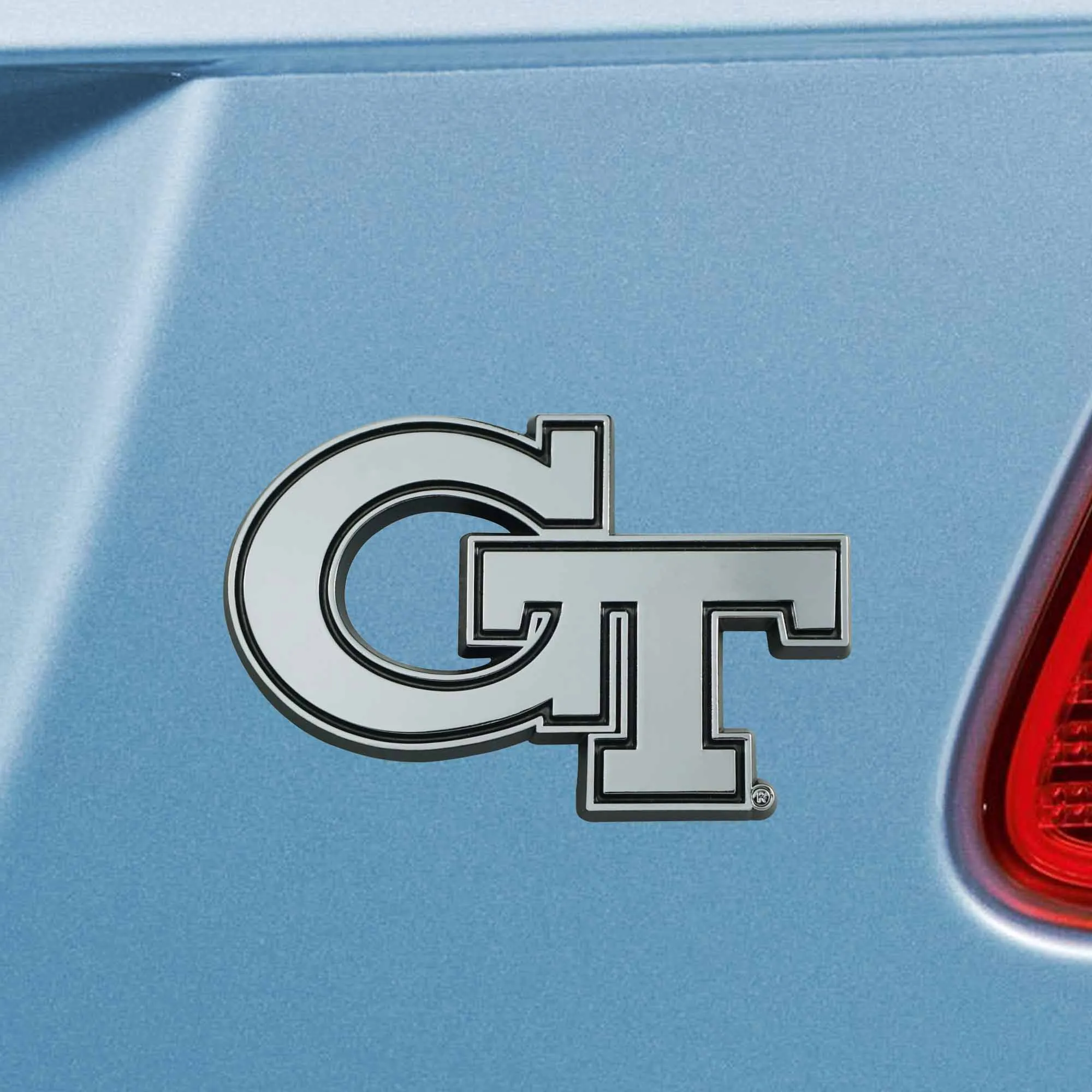 Fanmats Georgia Tech Yellow Jackets Chrome Emblem