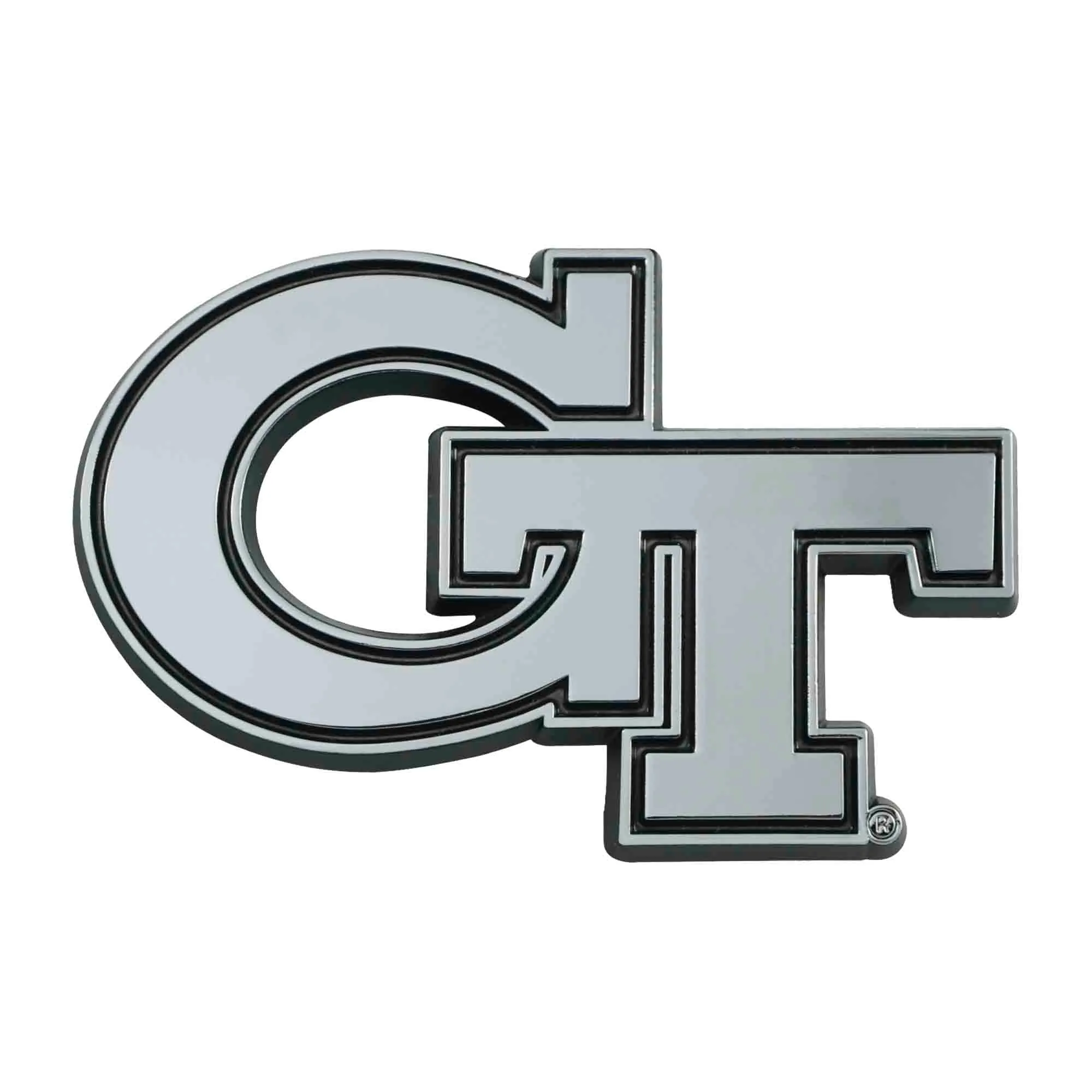 Fanmats Georgia Tech Yellow Jackets Chrome Emblem