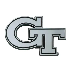 Fanmats Georgia Tech Yellow Jackets Chrome Emblem