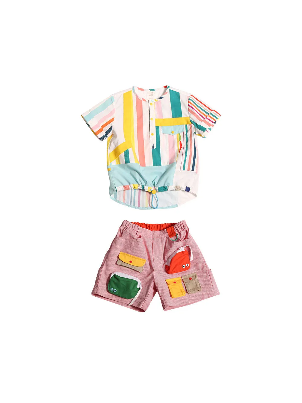 Fisher Red Cargo Shorts