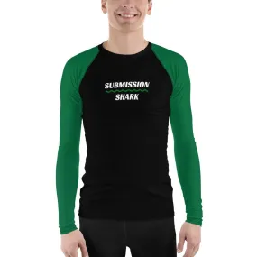 Green SS Premium Standard ~ Men's BJJ Rash Guard