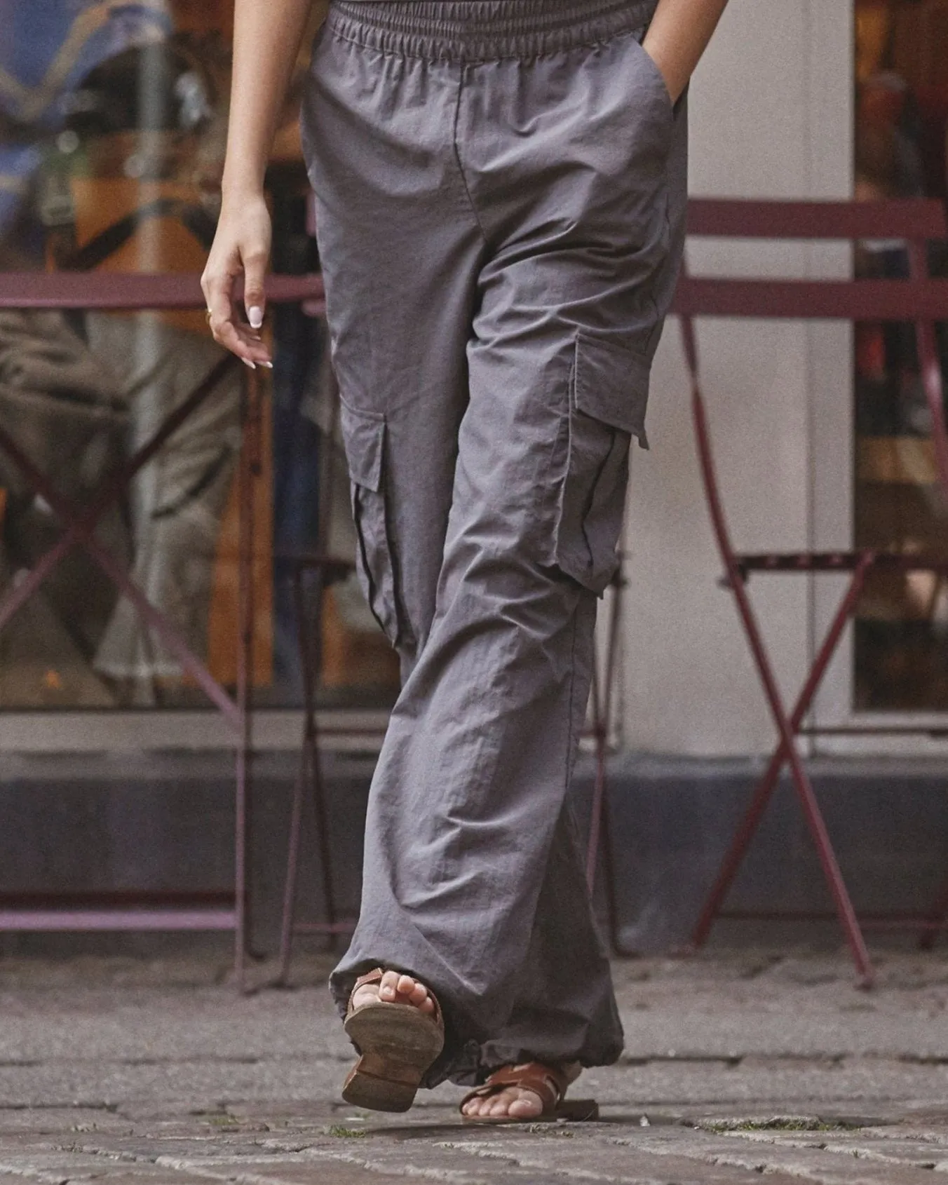 Laila x SC Collab: Cargo Pants Grey