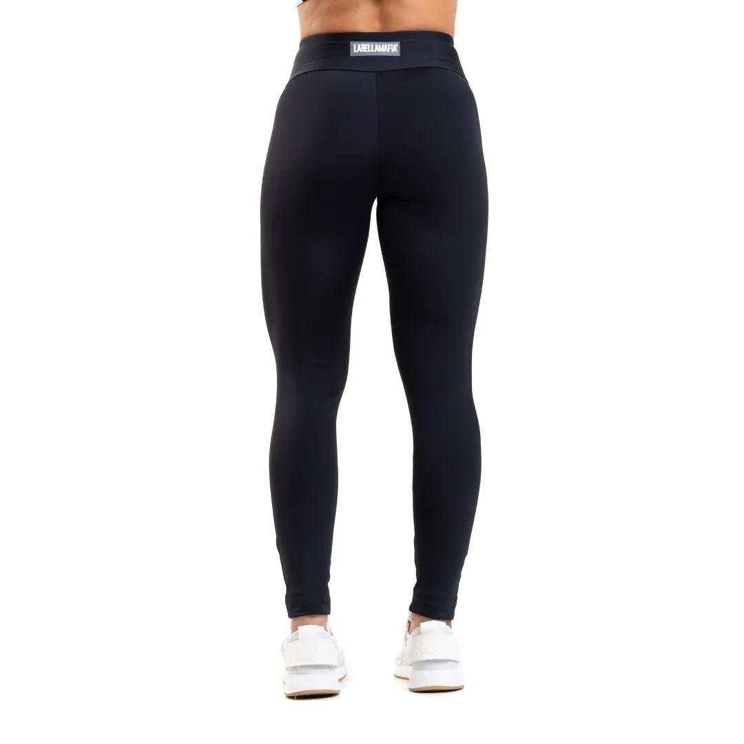 Leggings Acqua Negro
