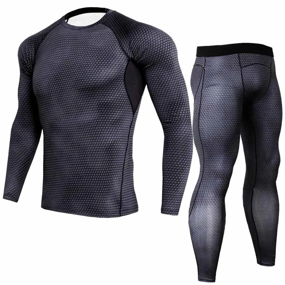 Man Workout Fitness Sports Gym Running Yoga Athletic Shirt Top Pants Sets