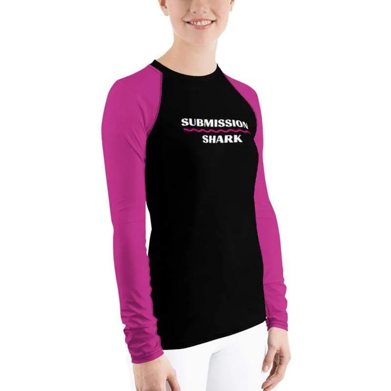 Pink SS Premium Standard ~ Women's Rash Guard