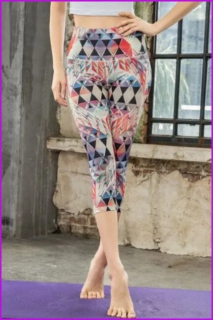 Print Leggings Dry Fit Sport Pant DE112