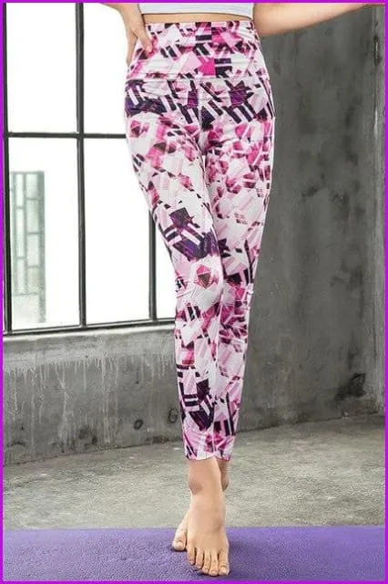 Print Leggings Dry Fit Sport Pant DE112