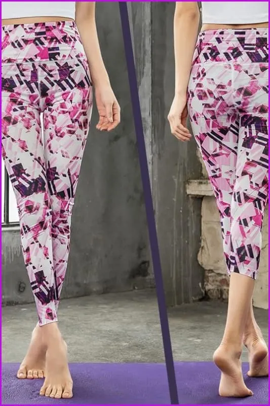 Print Leggings Dry Fit Sport Pant DE112
