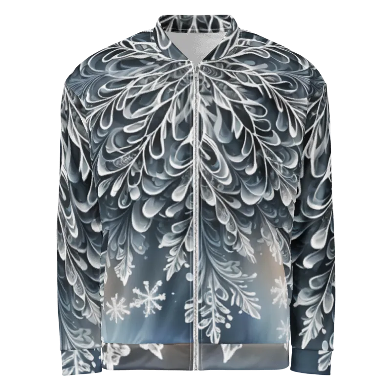 "Frosted Elegance" Collection - Unisex Bomber Jacket