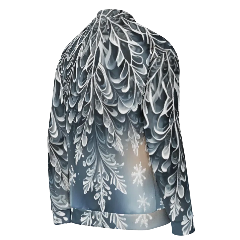 "Frosted Elegance" Collection - Unisex Bomber Jacket