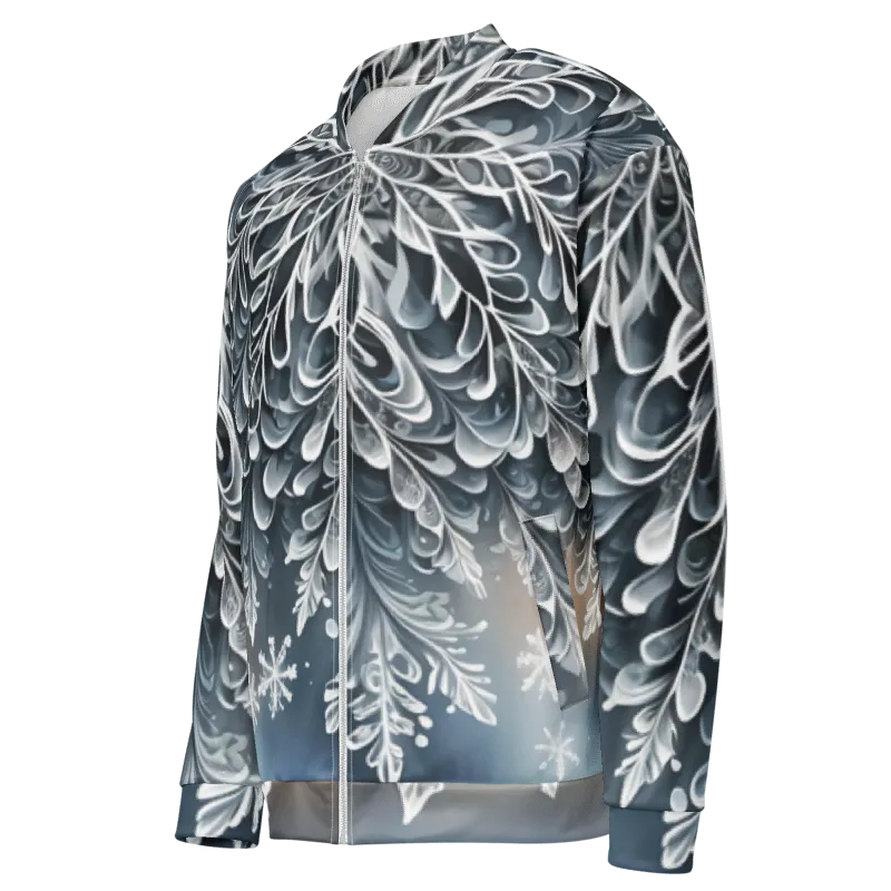 "Frosted Elegance" Collection - Unisex Bomber Jacket