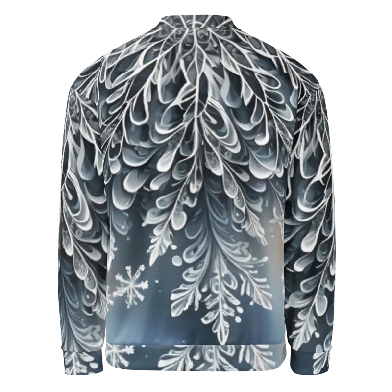 "Frosted Elegance" Collection - Unisex Bomber Jacket