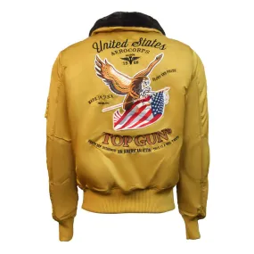 Top Gun Eagle CW45 Bomber Jacket Wheat