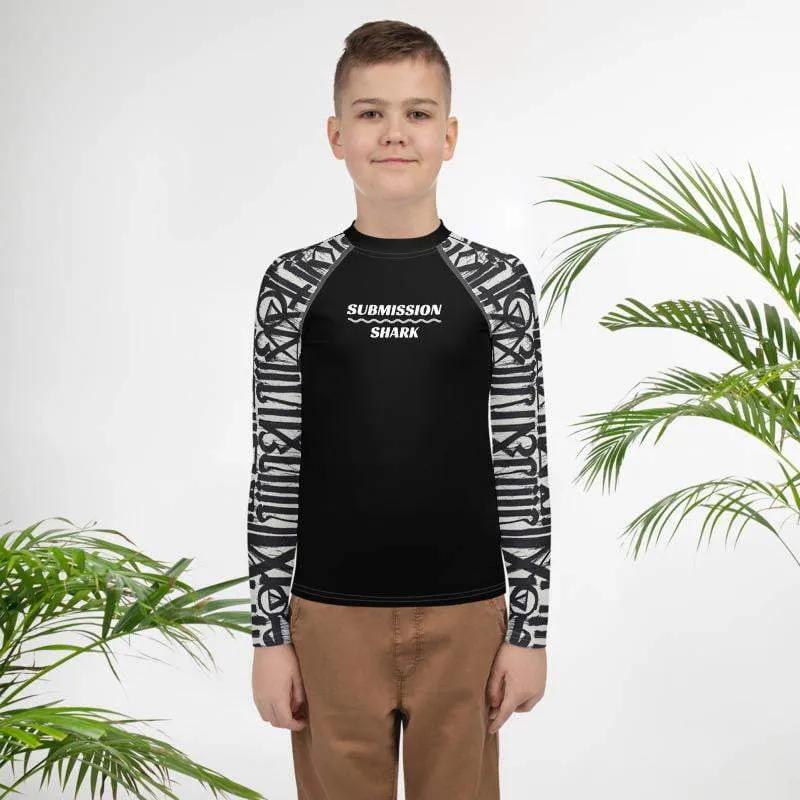 White Noise ~ Youth Rash Guard