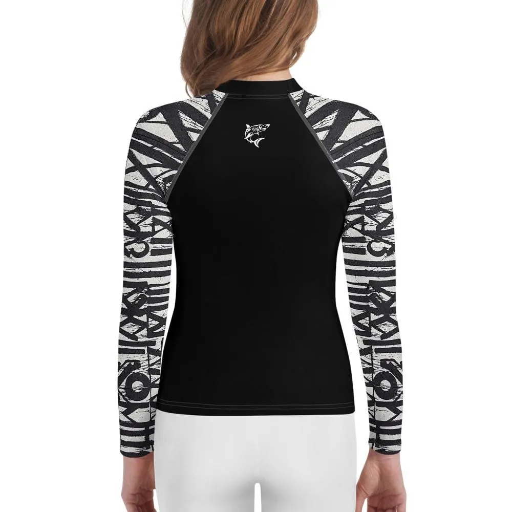 White Noise ~ Youth Rash Guard