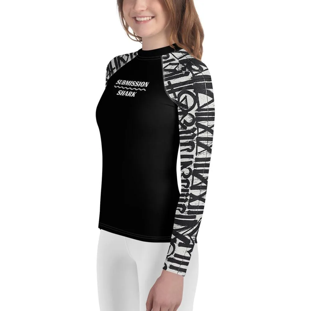 White Noise ~ Youth Rash Guard