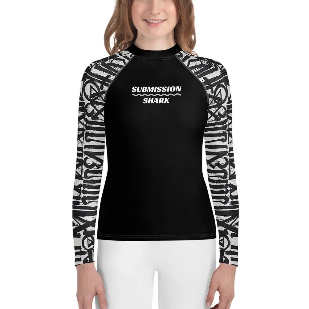 White Noise ~ Youth Rash Guard