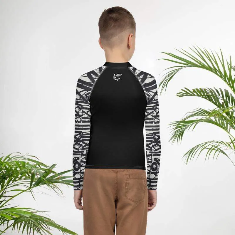 White Noise ~ Youth Rash Guard