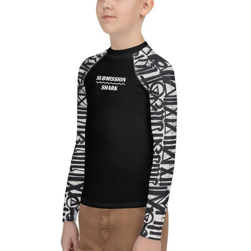 White Noise ~ Youth Rash Guard