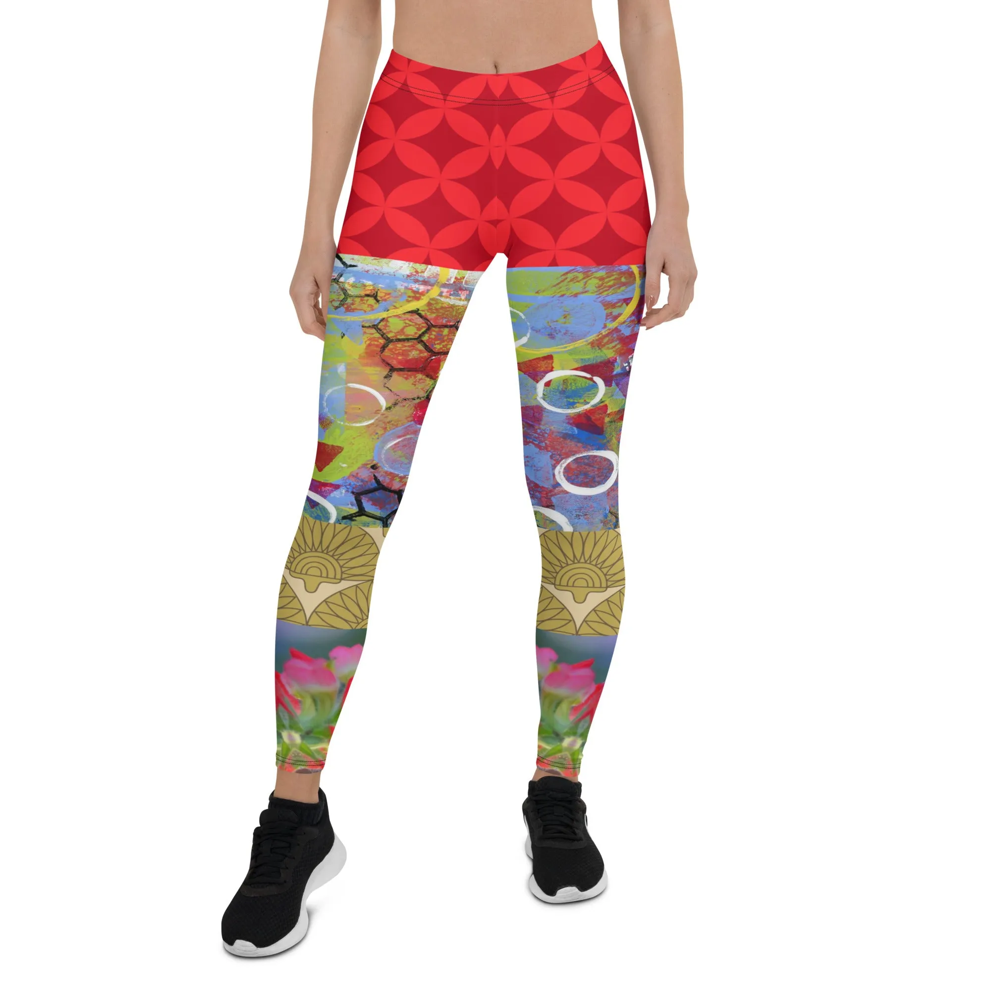 Winter Jubilee Ruby Red Leggings