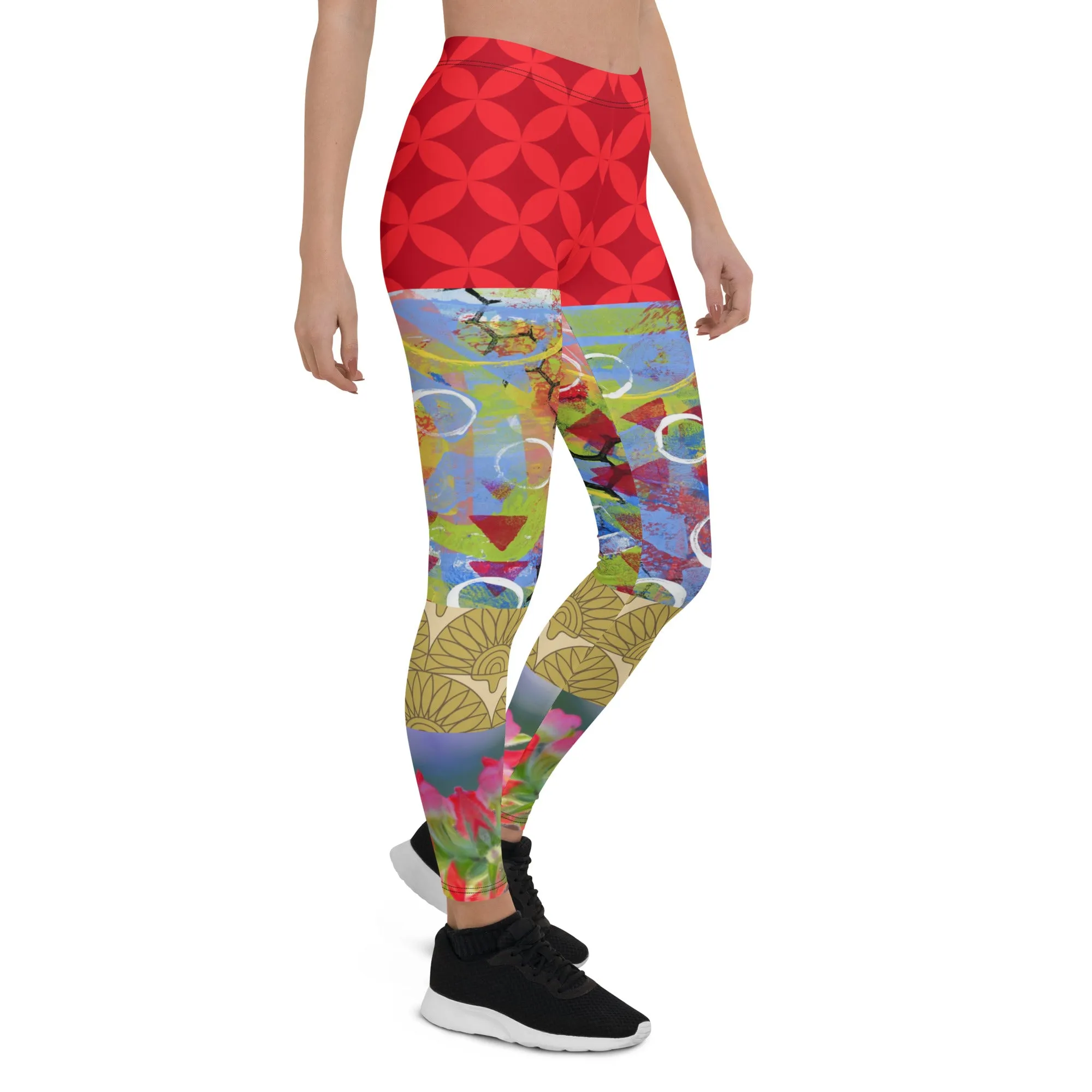 Winter Jubilee Ruby Red Leggings