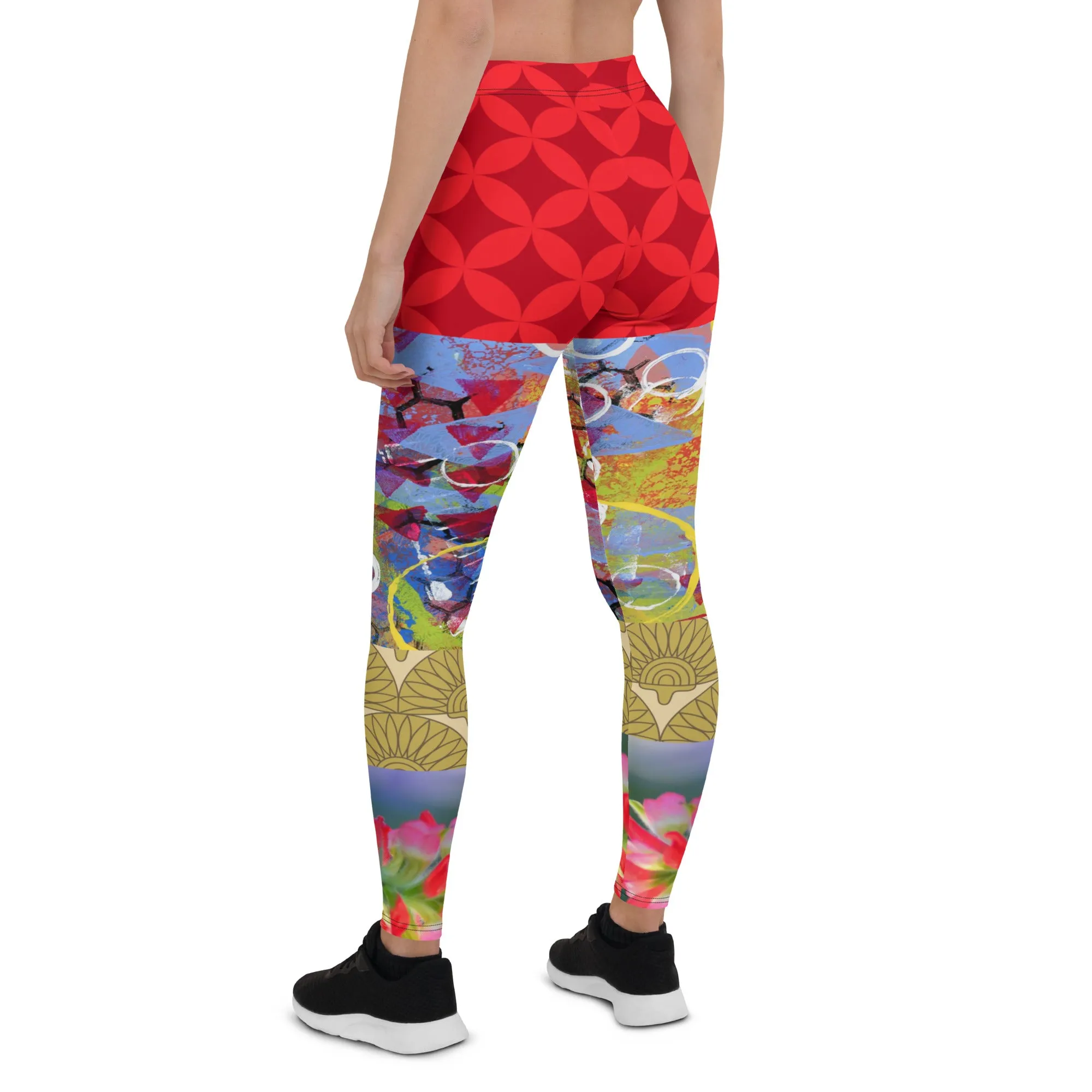 Winter Jubilee Ruby Red Leggings