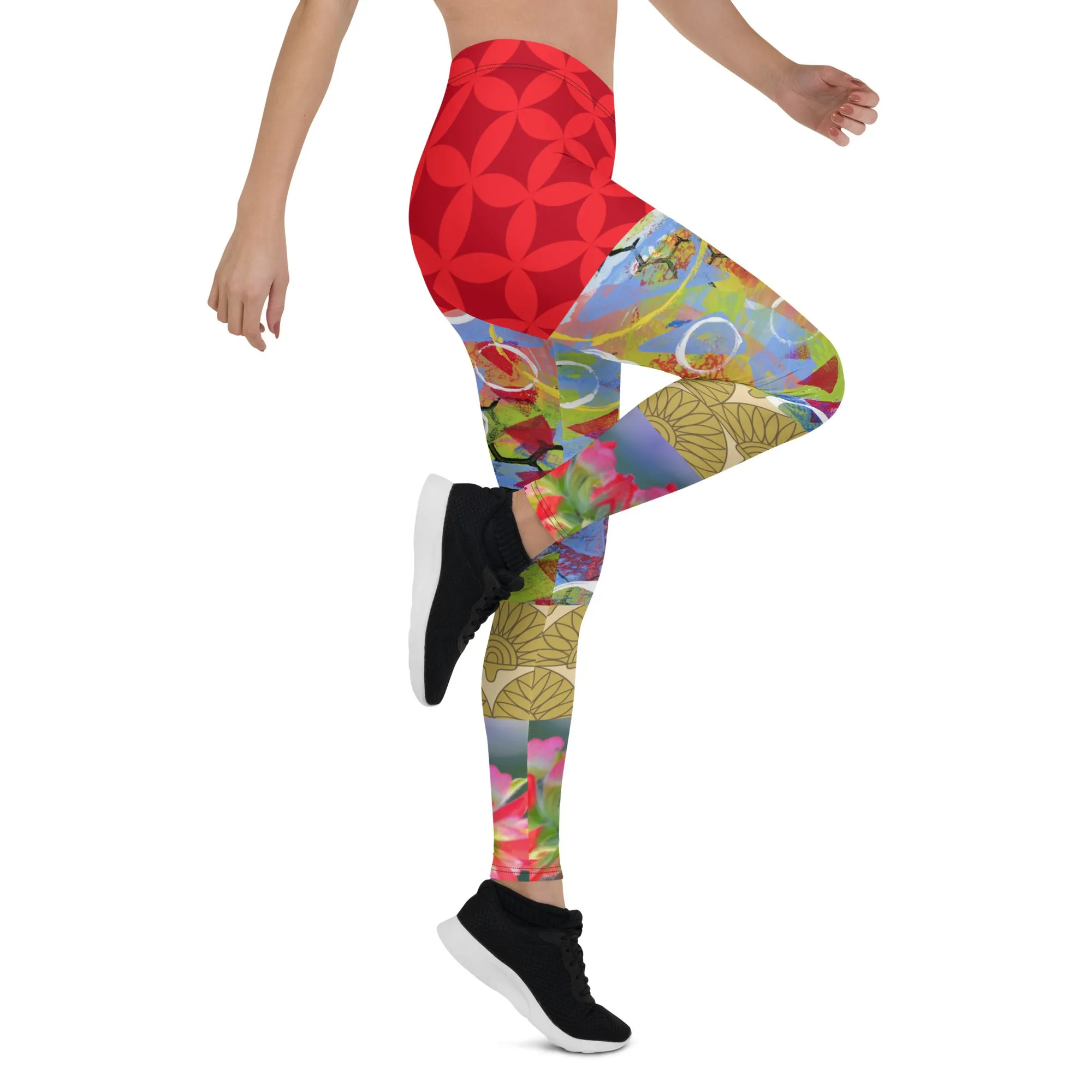 Winter Jubilee Ruby Red Leggings