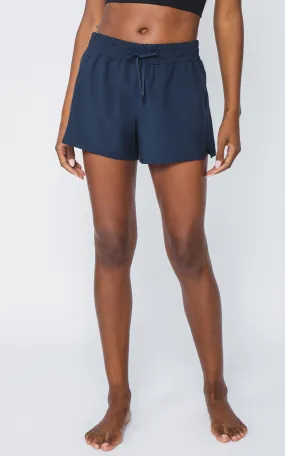 Woven Running Short With Built-In Panty